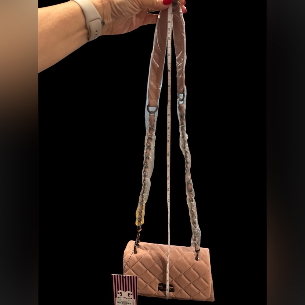 Quilted Pink Crossbody‎ Bag